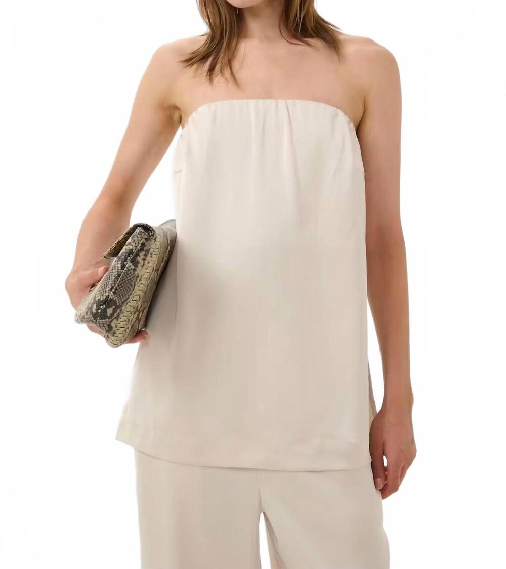 NEW GESTUZ sonya singlet top in birch